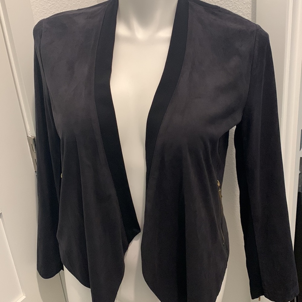 INC International Concepts Drape Front Jacket Size L